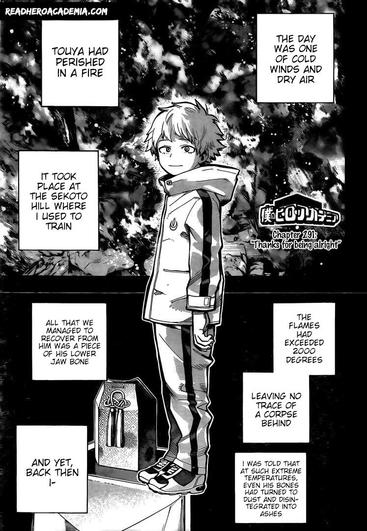 My Hero Academia Manga Manga Chapter - 291 - image 1