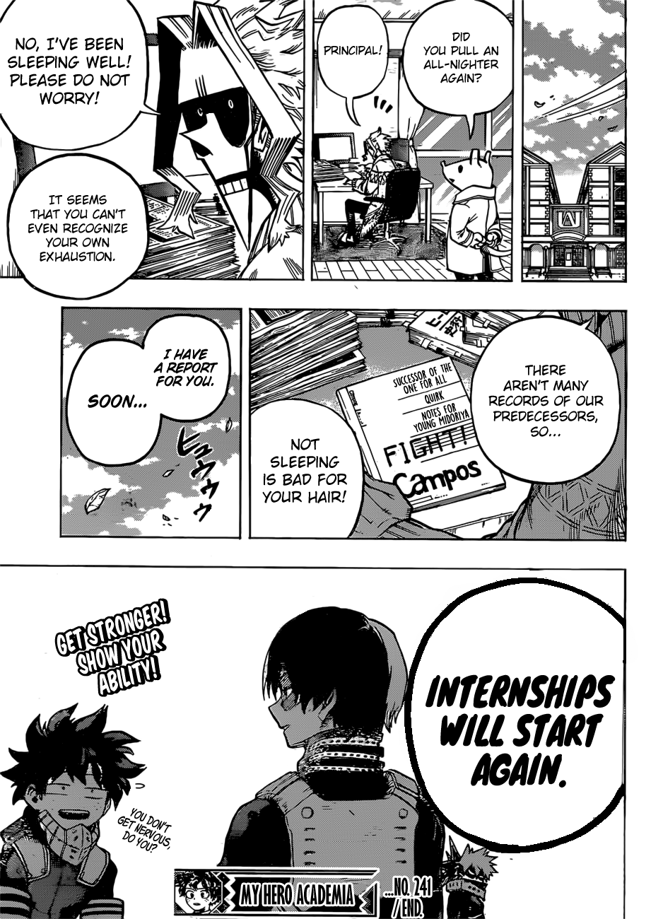 My Hero Academia Manga Manga Chapter - 241 - image 18