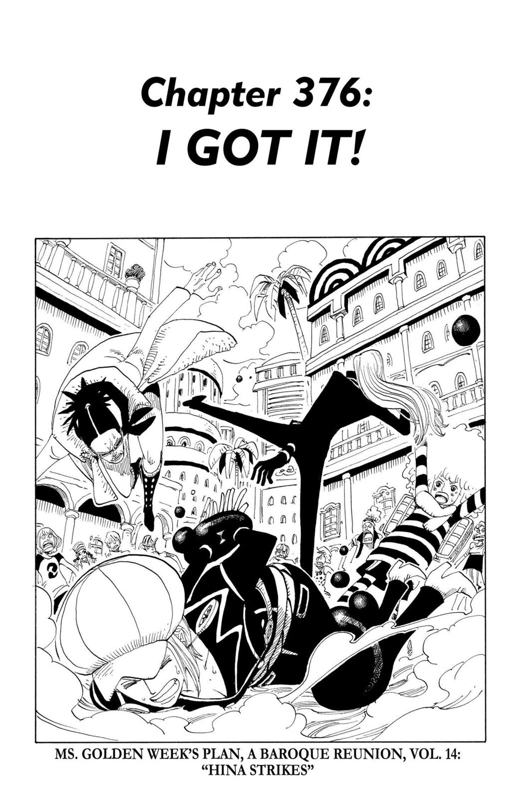 One Piece Manga Manga Chapter - 376 - image 1
