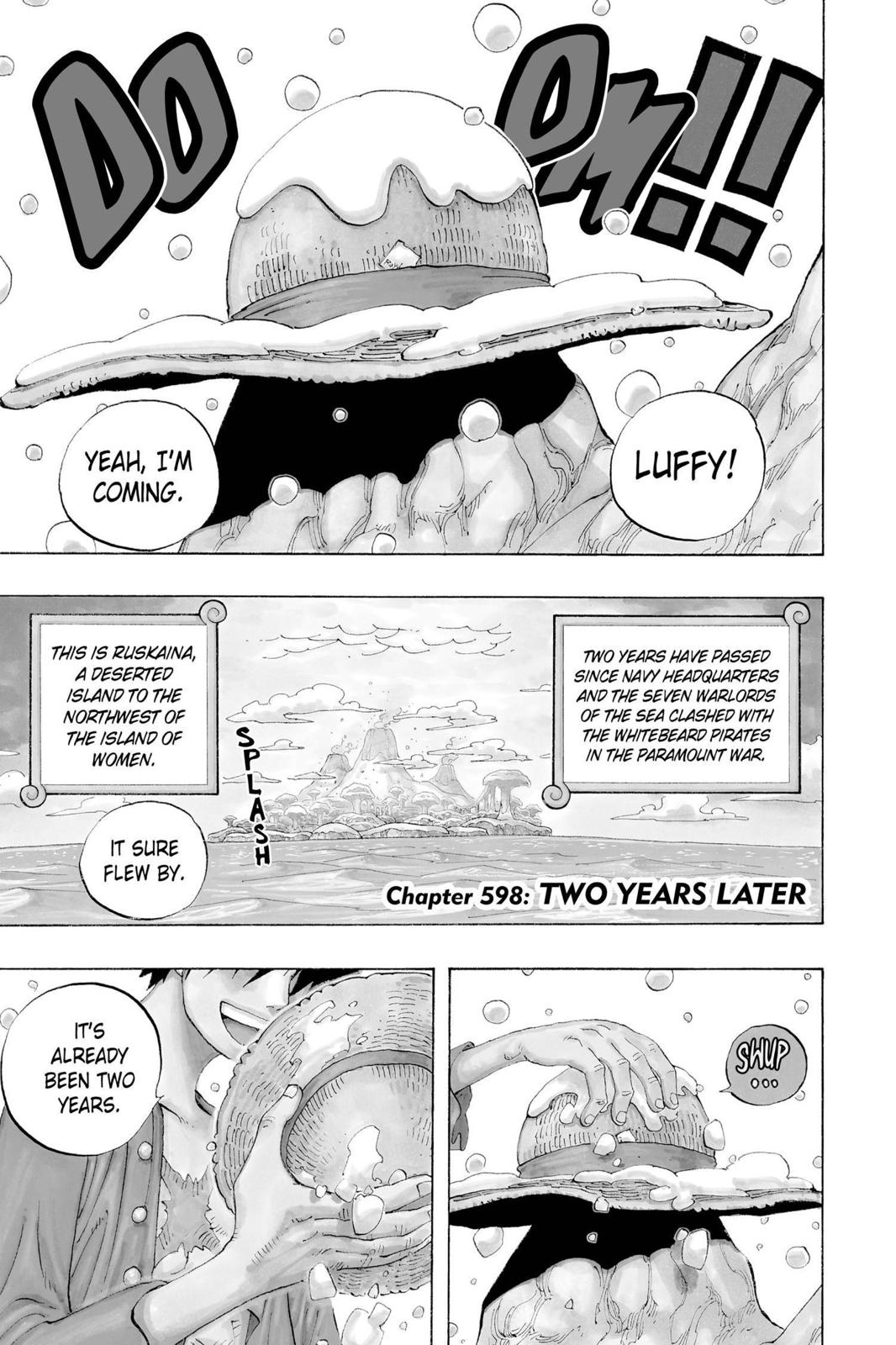 One Piece Manga Manga Chapter - 598 - image 1