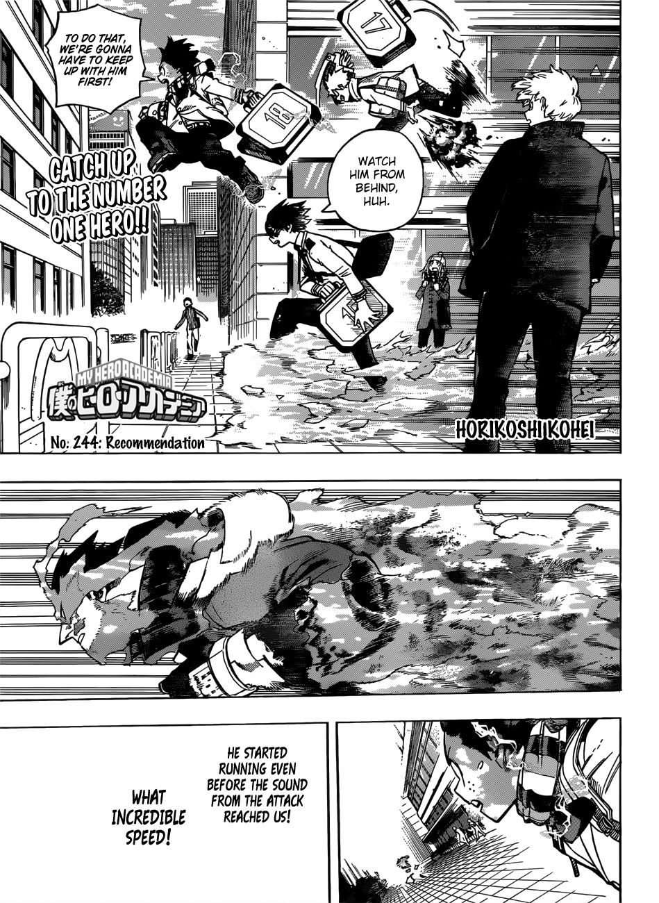 My Hero Academia Manga Manga Chapter - 244 - image 1