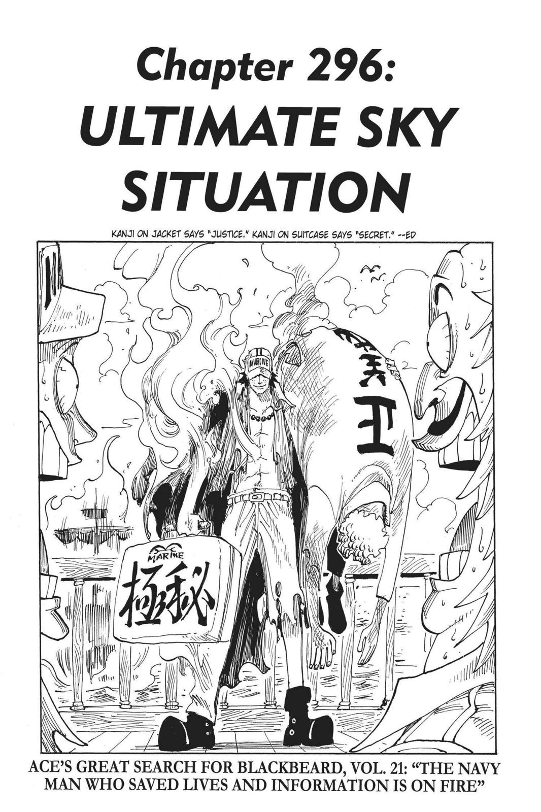 One Piece Manga Manga Chapter - 296 - image 7