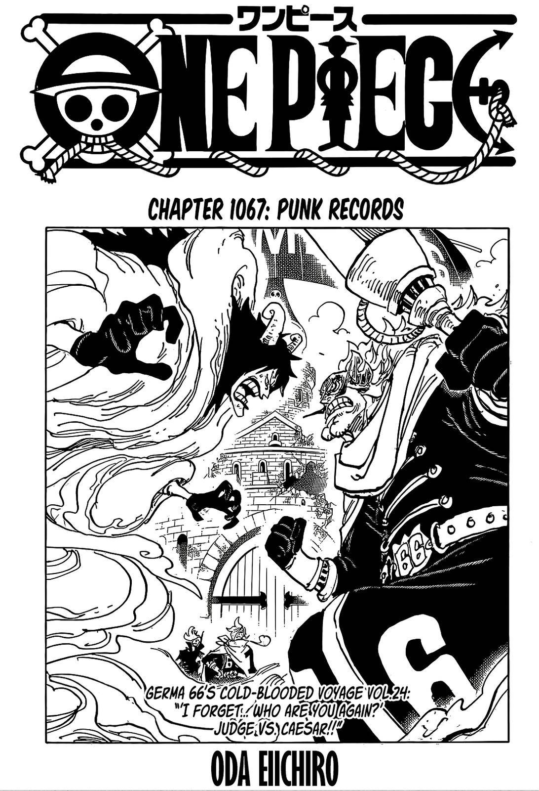 One Piece Manga Manga Chapter - 1067 - image 1
