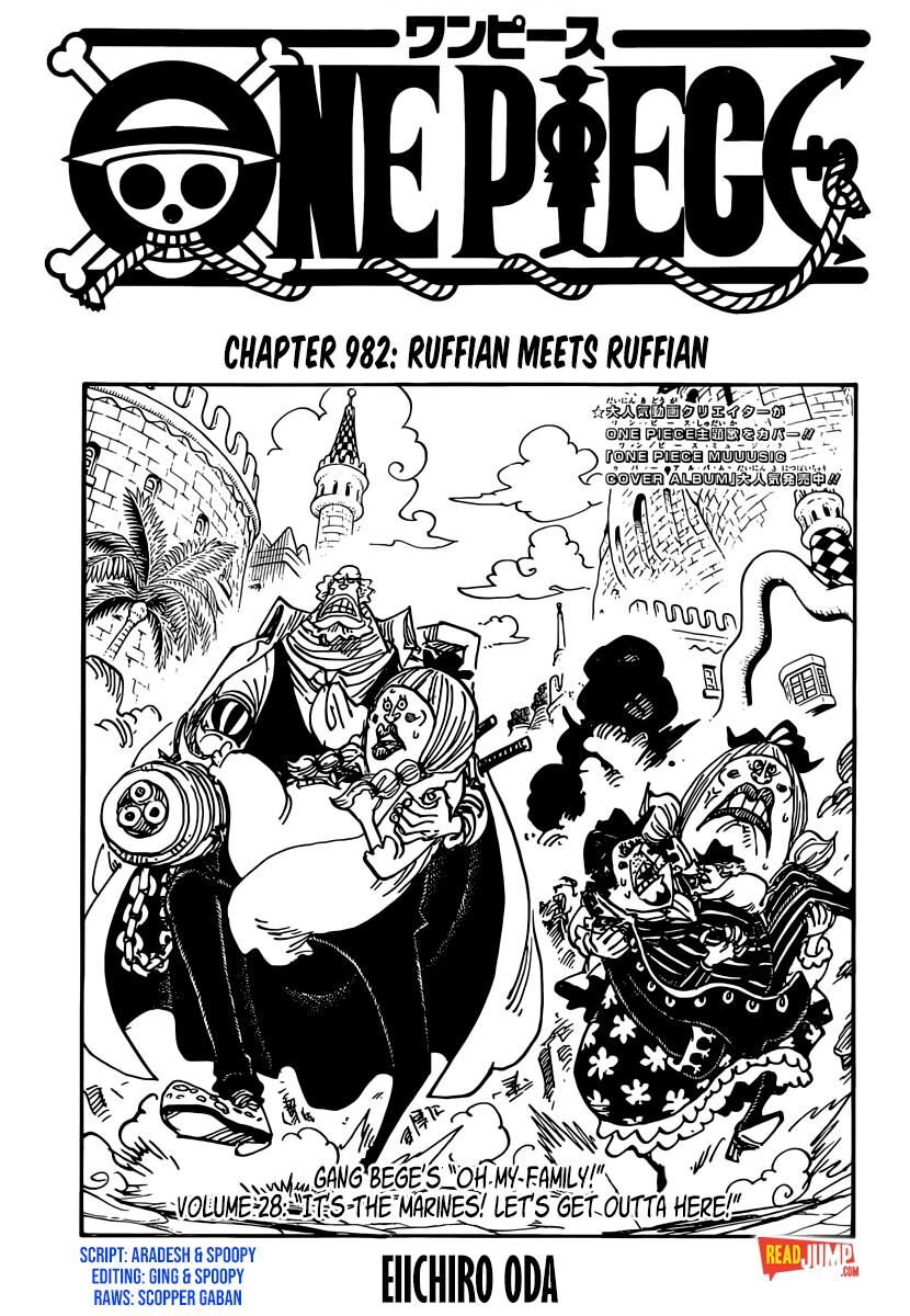 One Piece Manga Manga Chapter - 982 - image 1
