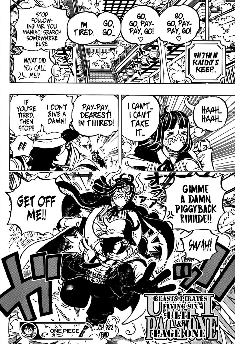 One Piece Manga Manga Chapter - 982 - image 16