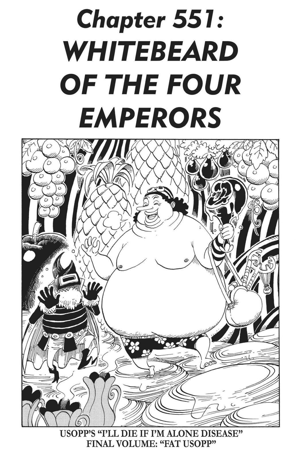 One Piece Manga Manga Chapter - 551 - image 1