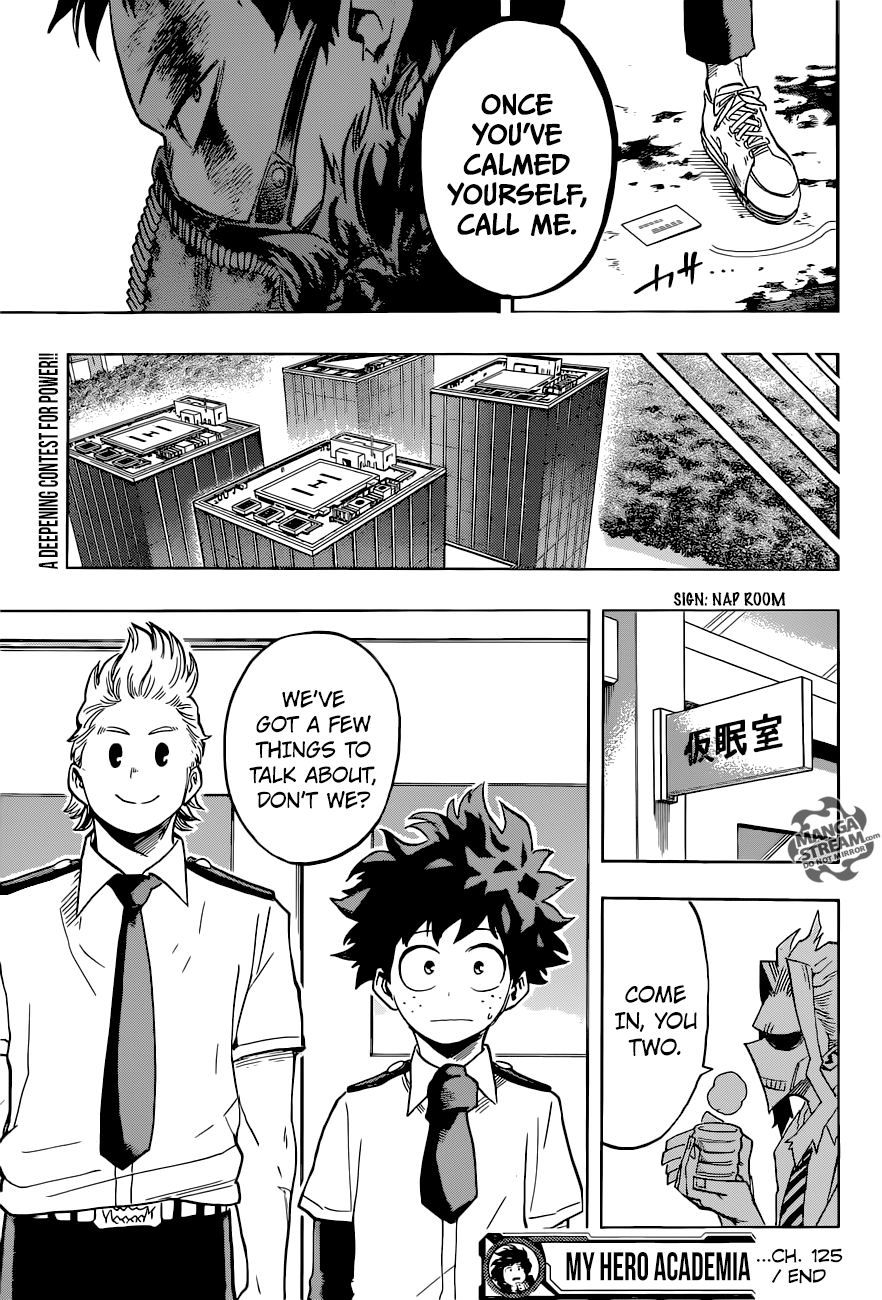 My Hero Academia Manga Manga Chapter - 125 - image 18