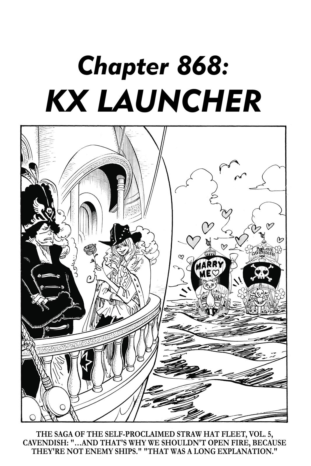 One Piece Manga Manga Chapter - 868 - image 1