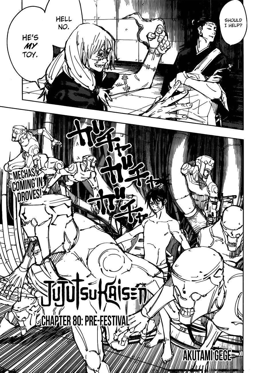 Jujutsu Kaisen Manga Chapter - 80 - image 1
