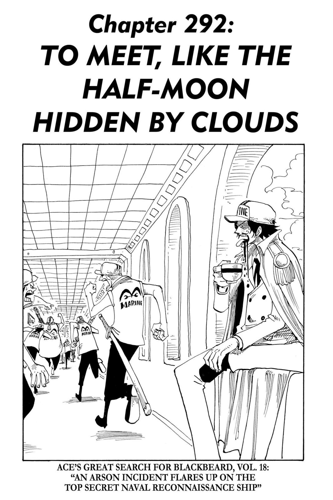 One Piece Manga Manga Chapter - 292 - image 1