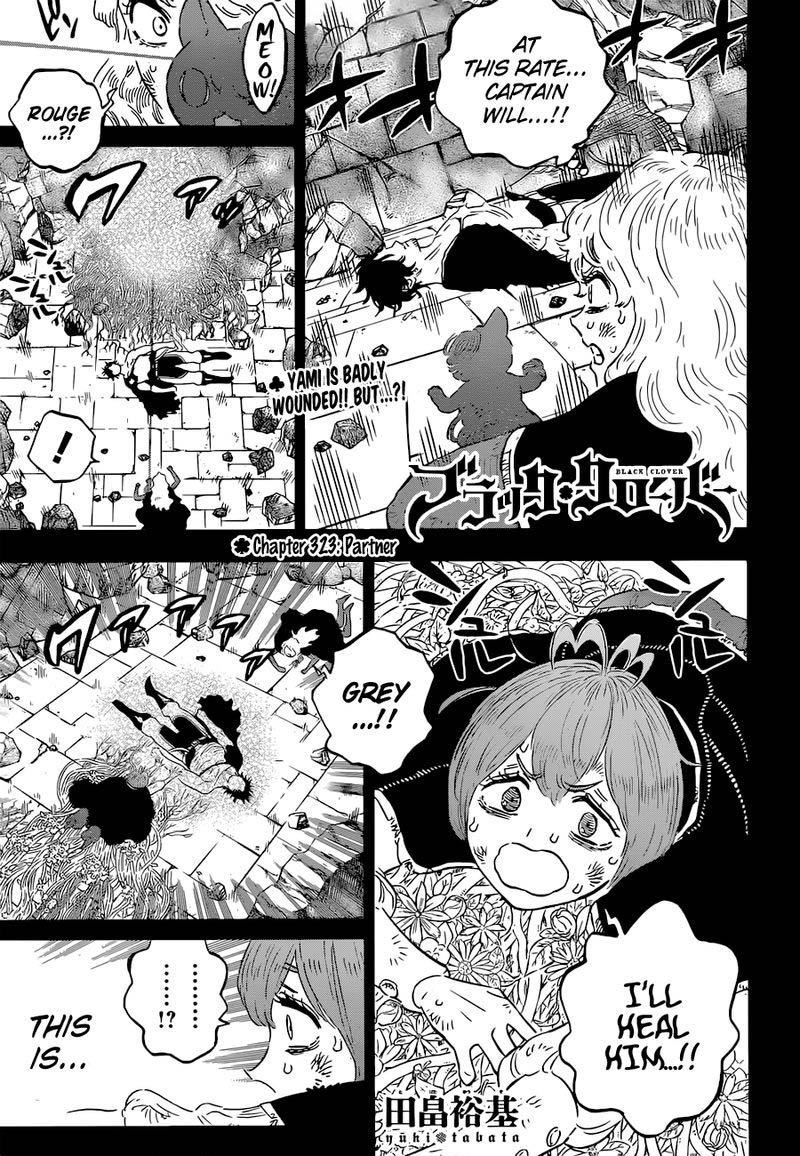 Black Clover Manga Manga Chapter - 323 - image 1