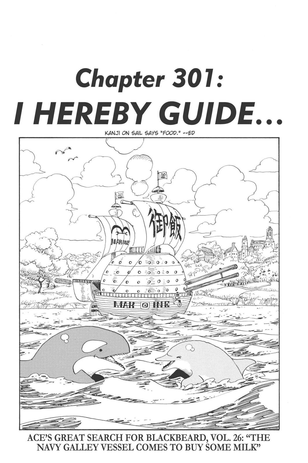 One Piece Manga Manga Chapter - 301 - image 1