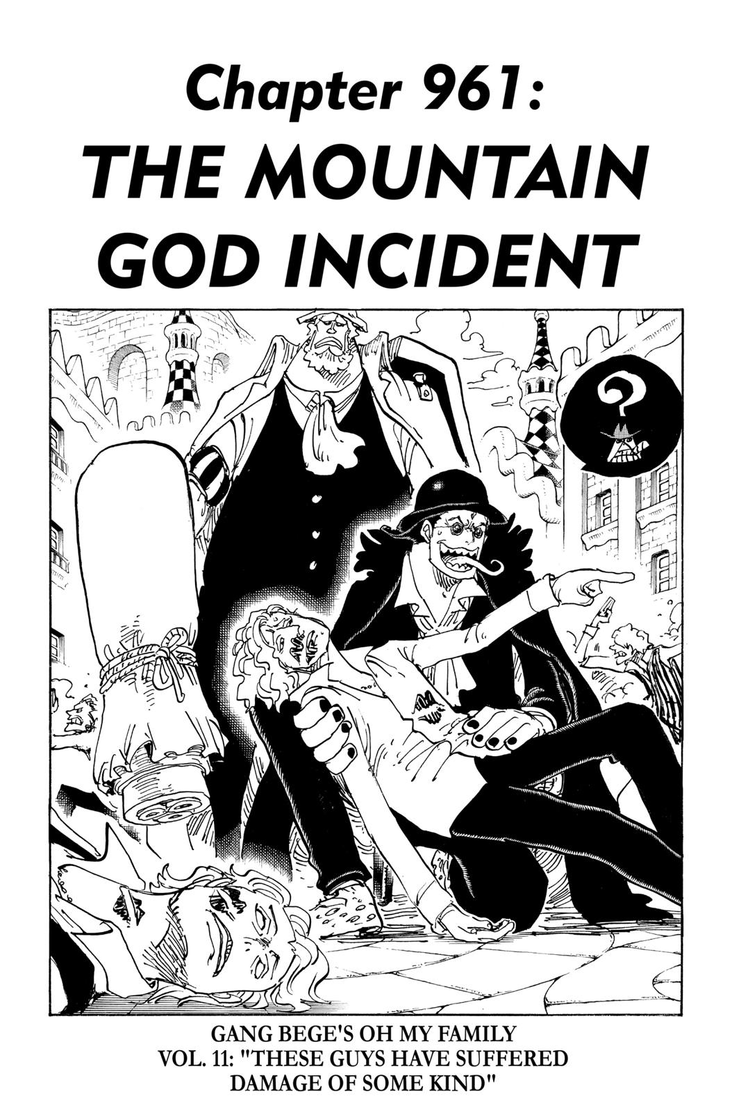 One Piece Manga Manga Chapter - 961 - image 1