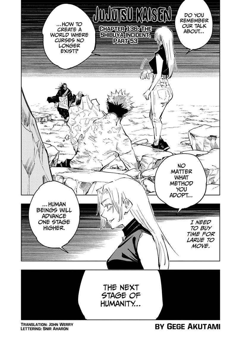 Jujutsu Kaisen Manga Chapter - 136 - image 1