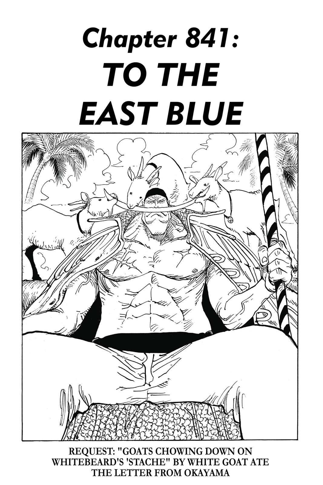 One Piece Manga Manga Chapter - 841 - image 1
