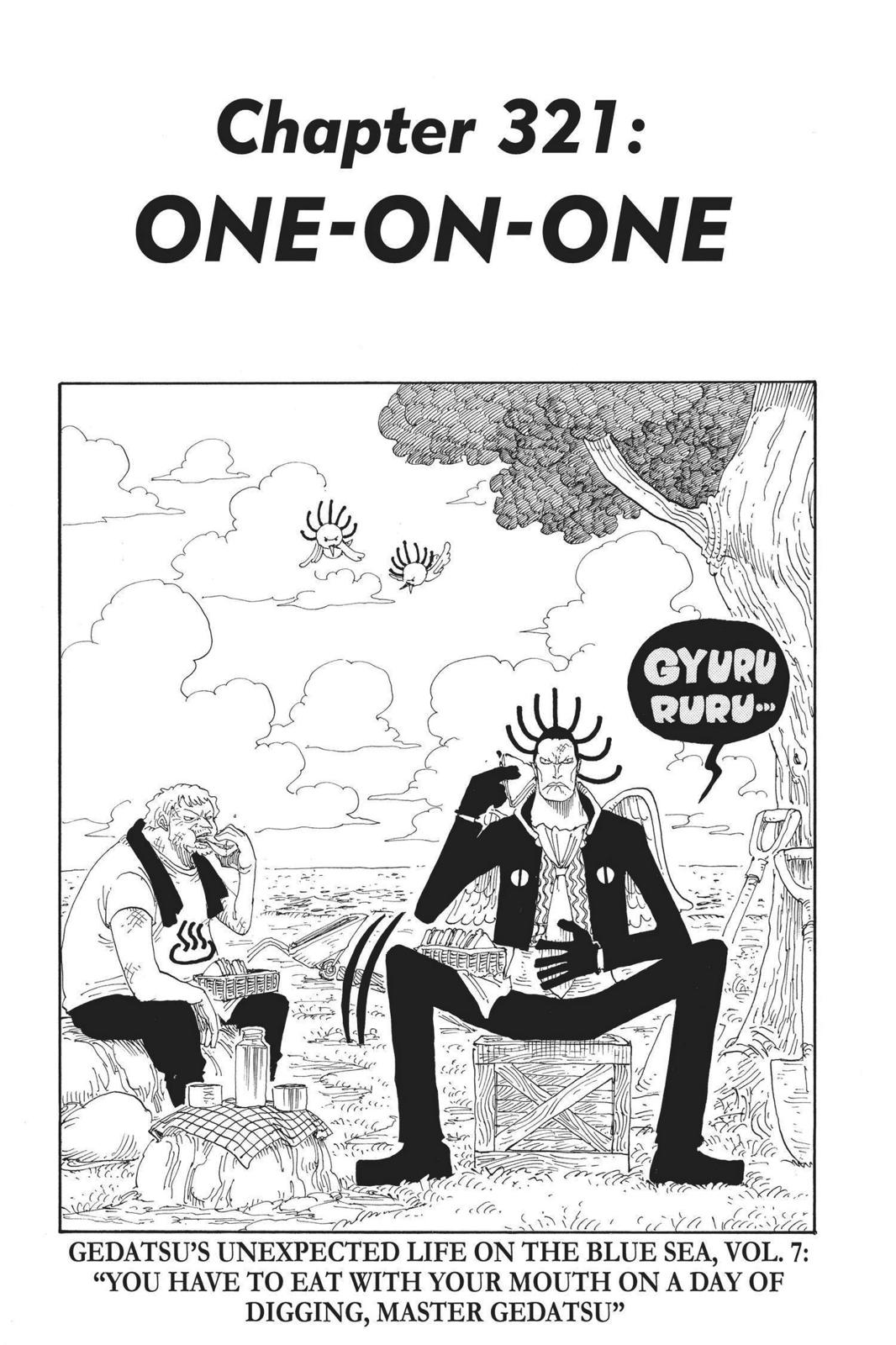 One Piece Manga Manga Chapter - 321 - image 1