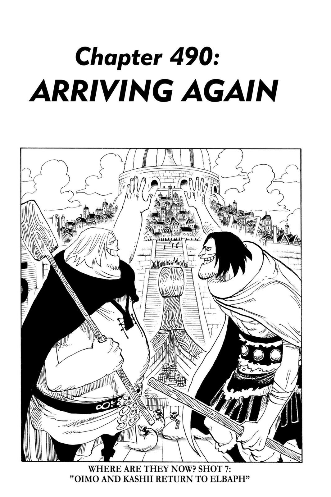 One Piece Manga Manga Chapter - 490 - image 1