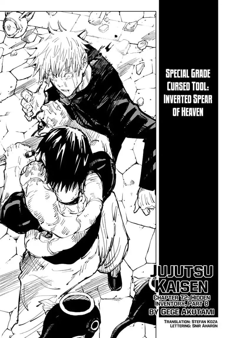 Jujutsu Kaisen Manga Chapter - 72 - image 1