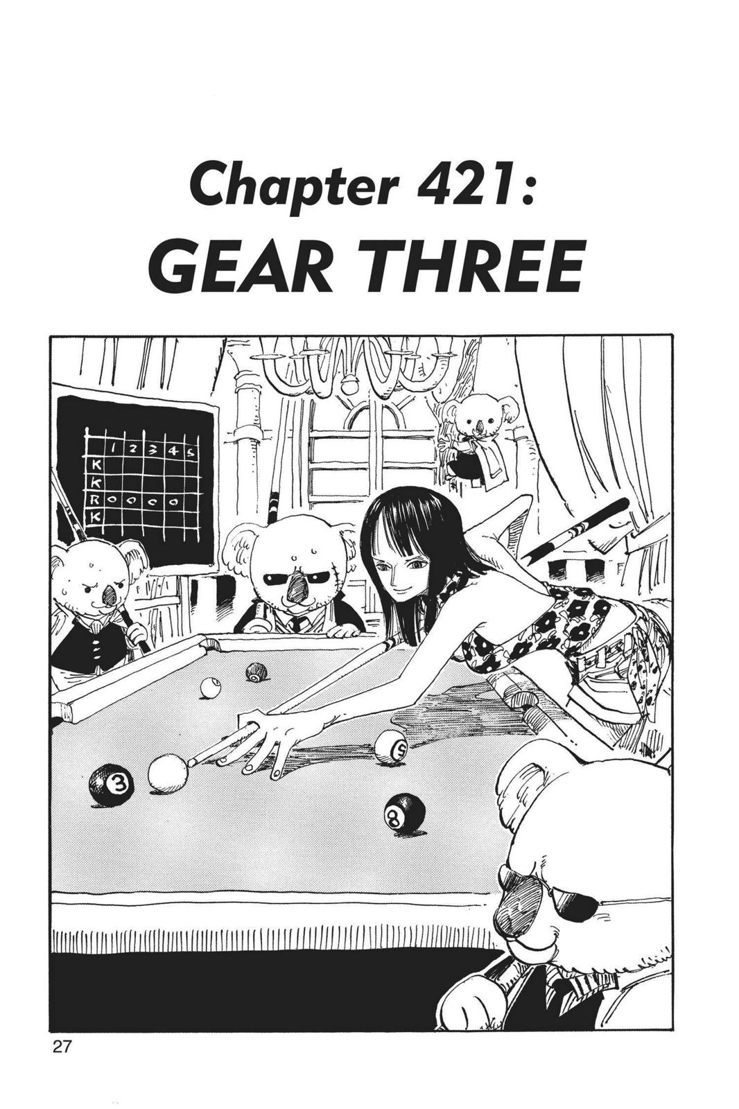 One Piece Manga Manga Chapter - 421 - image 1