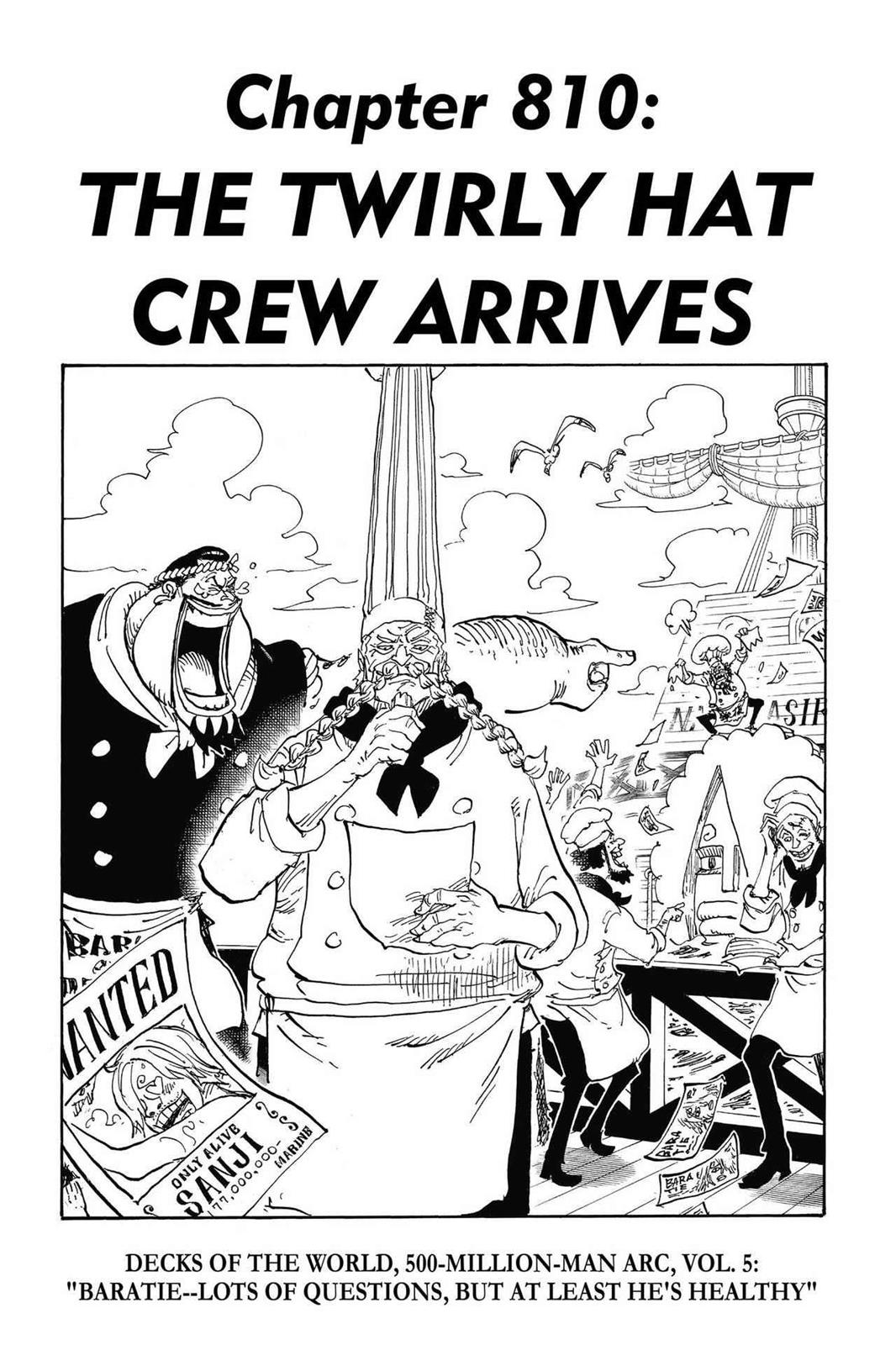 One Piece Manga Manga Chapter - 810 - image 1