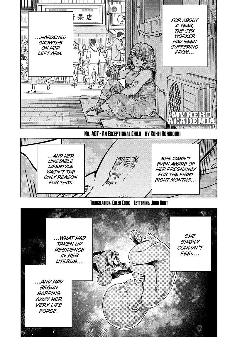 My Hero Academia Manga Manga Chapter - 407 - image 1
