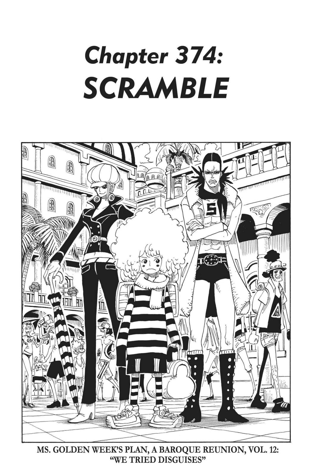 One Piece Manga Manga Chapter - 374 - image 1