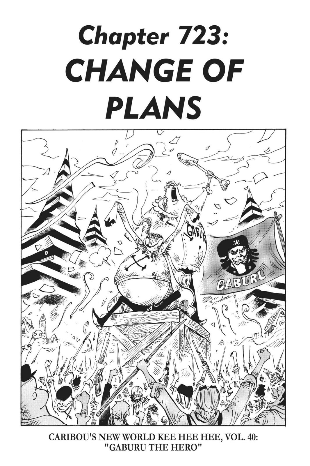 One Piece Manga Manga Chapter - 723 - image 1