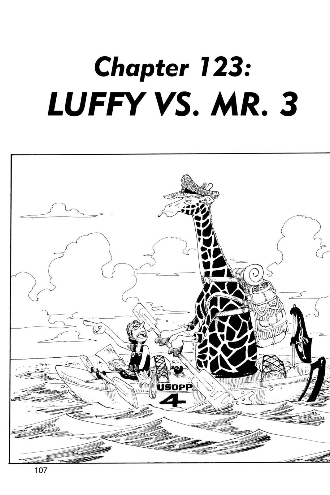 One Piece Manga Manga Chapter - 123 - image 1