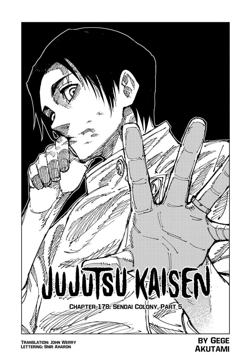 Jujutsu Kaisen Manga Chapter - 178 - image 1