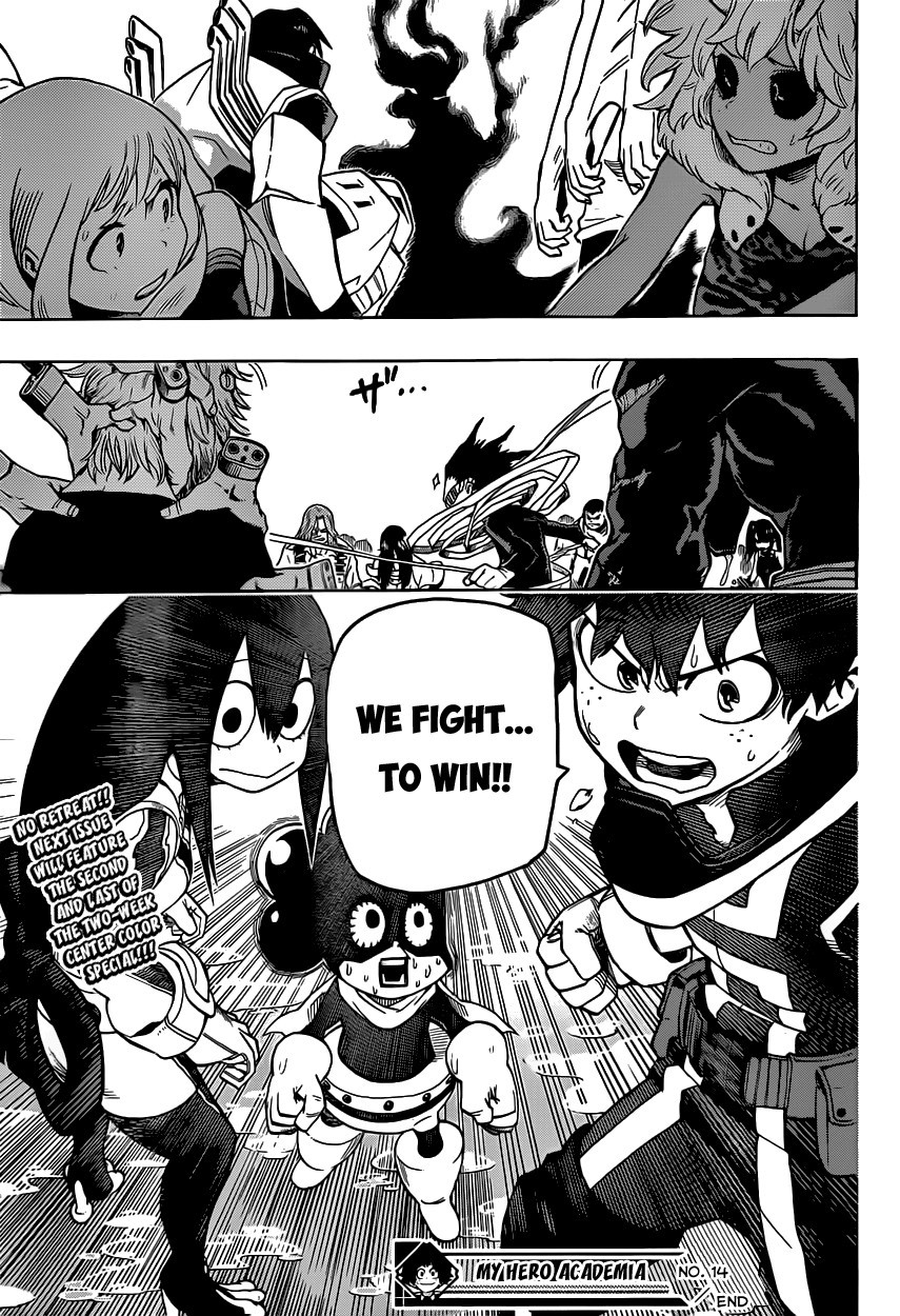 My Hero Academia Manga Manga Chapter - 14 - image 24