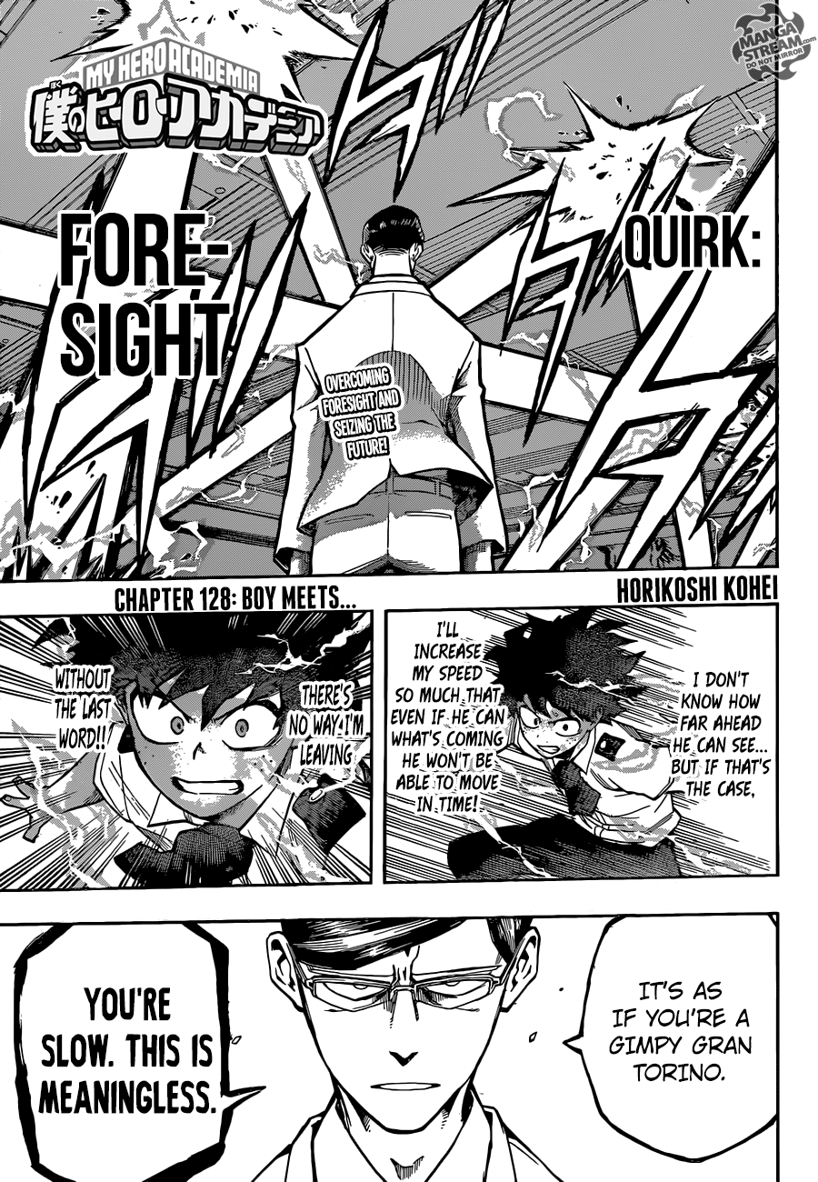 My Hero Academia Manga Manga Chapter - 128 - image 1