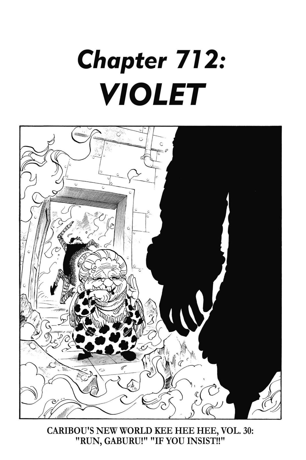 One Piece Manga Manga Chapter - 712 - image 7