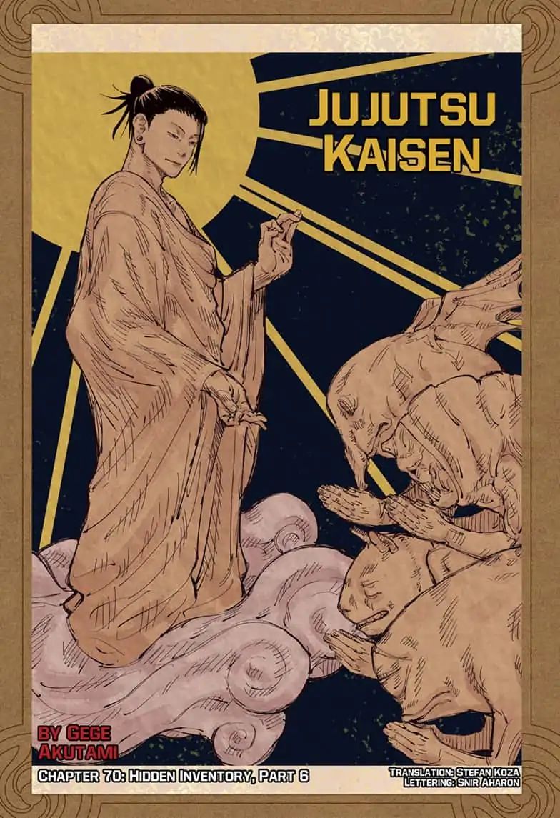 Jujutsu Kaisen Manga Chapter - 70 - image 1