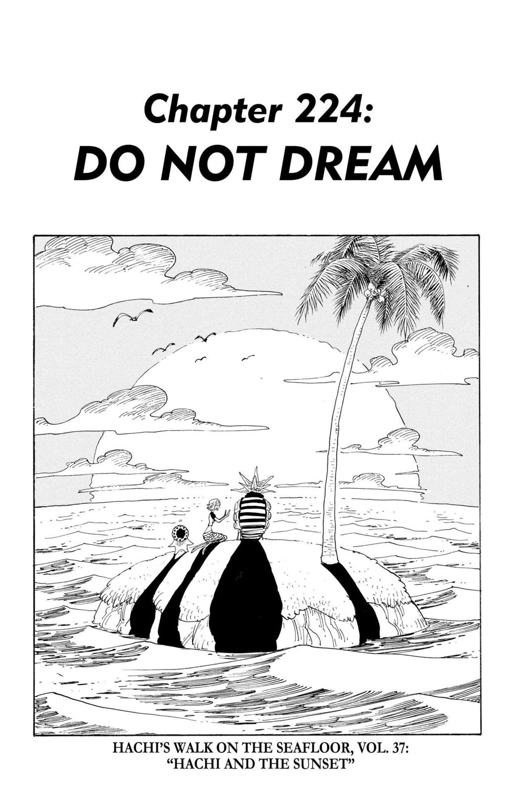 One Piece Manga Manga Chapter - 224 - image 1