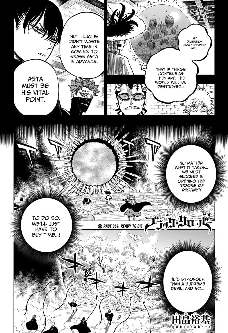 Black Clover Manga Manga Chapter - 364 - image 1