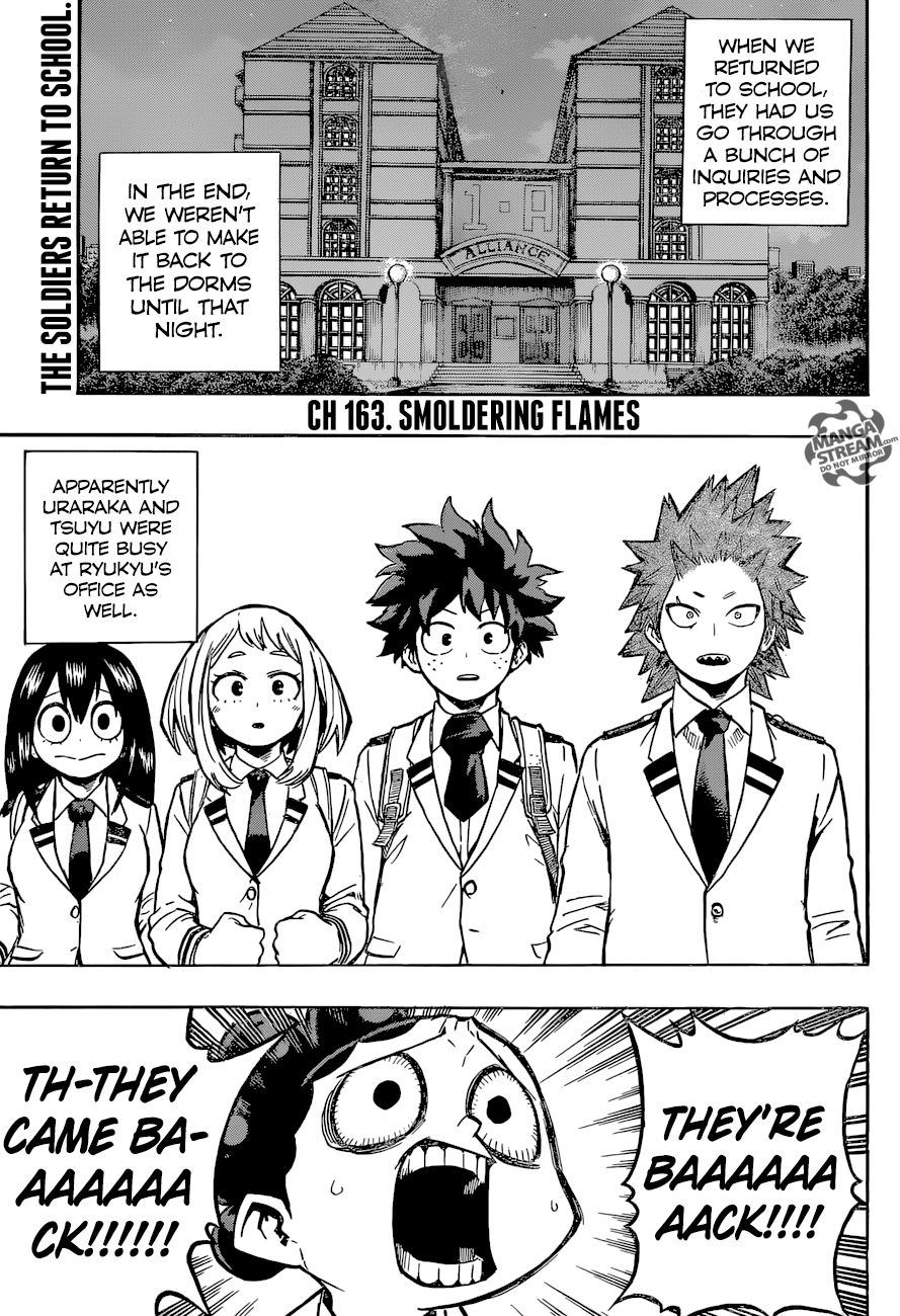 My Hero Academia Manga Manga Chapter - 163 - image 1