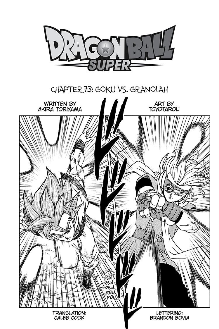 Dragon Ball Super Manga Manga Chapter - 73 - image 1