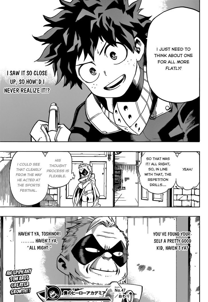 My Hero Academia Manga Manga Chapter - 47 - image 20