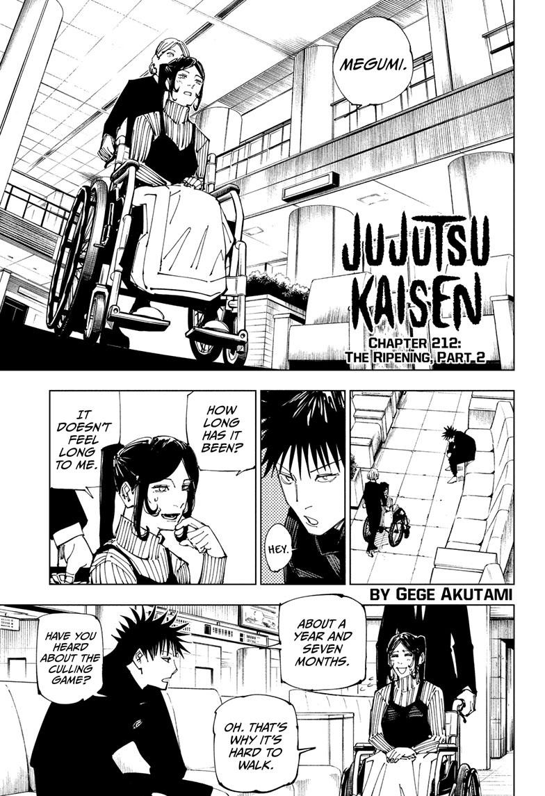 Jujutsu Kaisen Manga Chapter - 212 - image 1