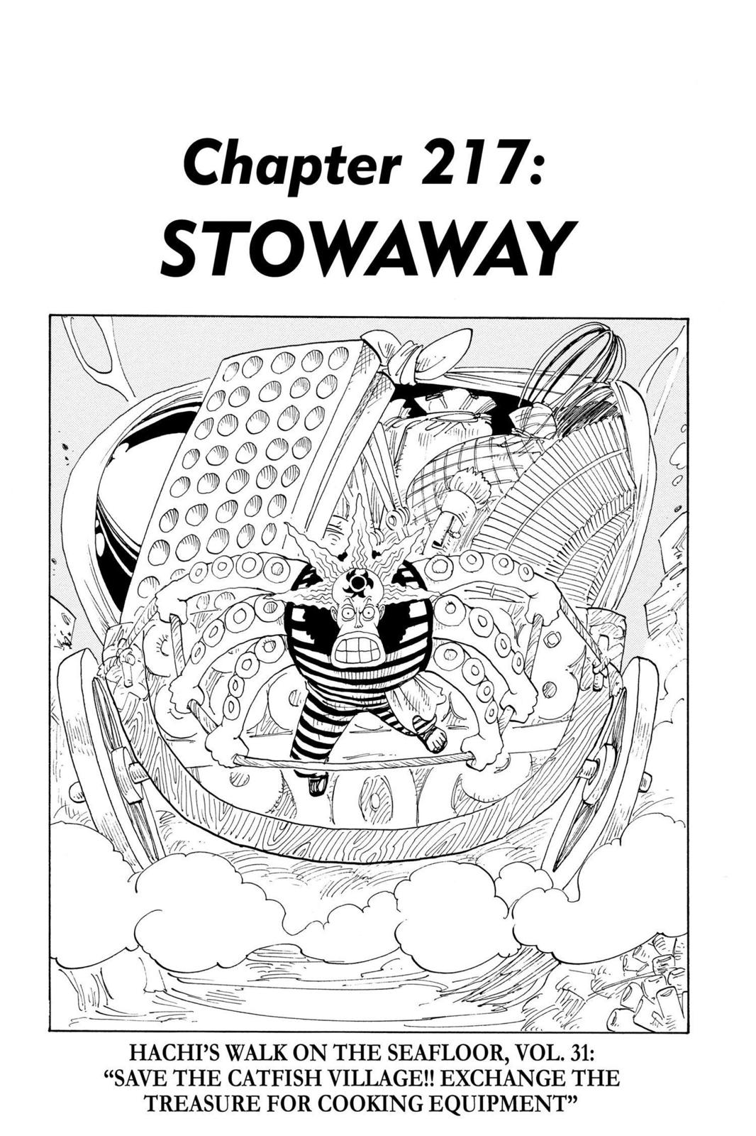 One Piece Manga Manga Chapter - 217 - image 7