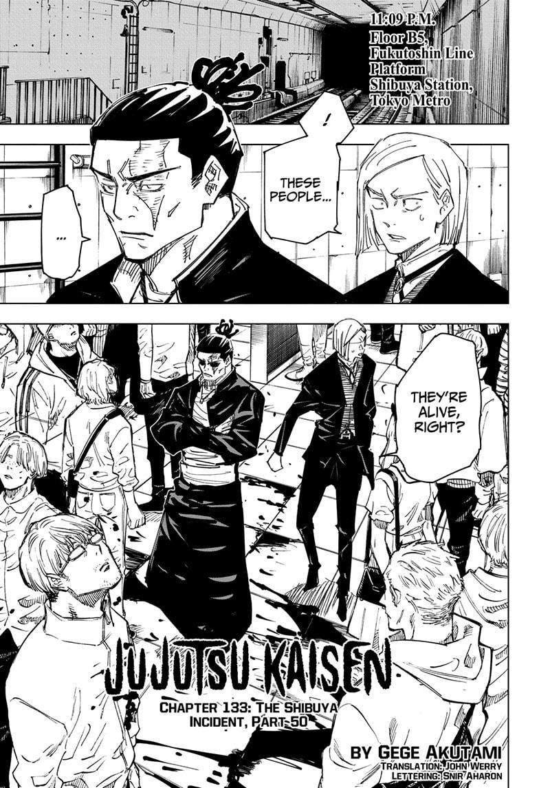 Jujutsu Kaisen Manga Chapter - 133 - image 1