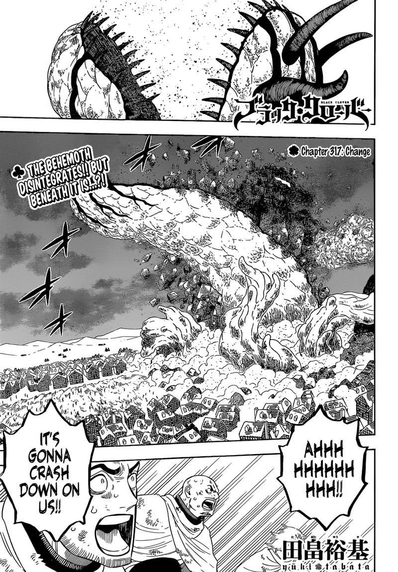 Black Clover Manga Manga Chapter - 317 - image 1