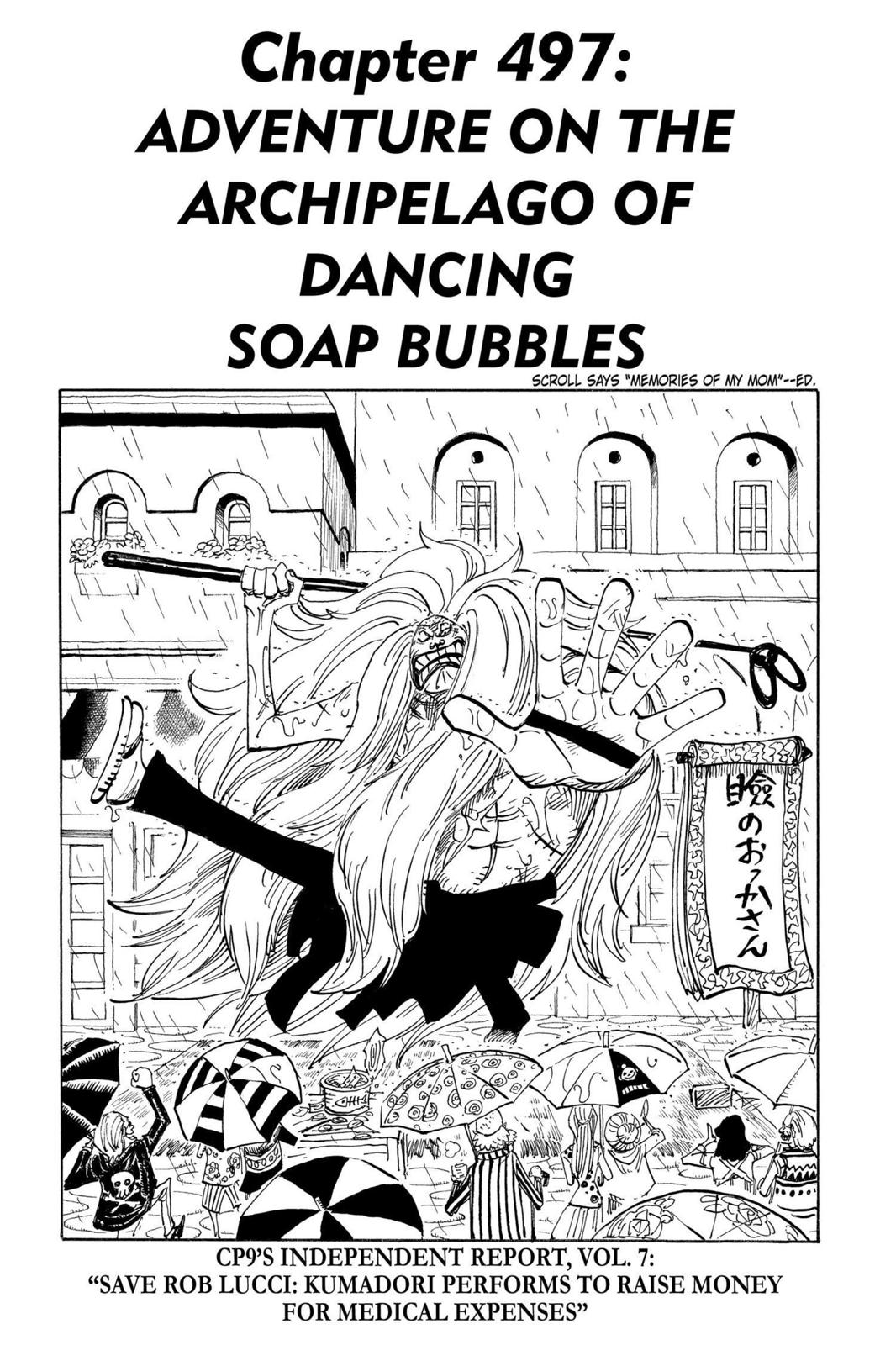 One Piece Manga Manga Chapter - 497 - image 1