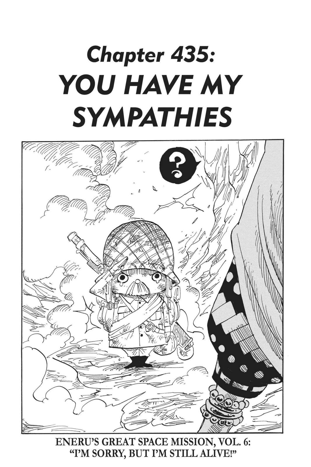 One Piece Manga Manga Chapter - 435 - image 1