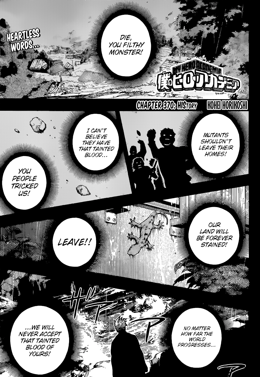 My Hero Academia Manga Manga Chapter - 370 - image 1