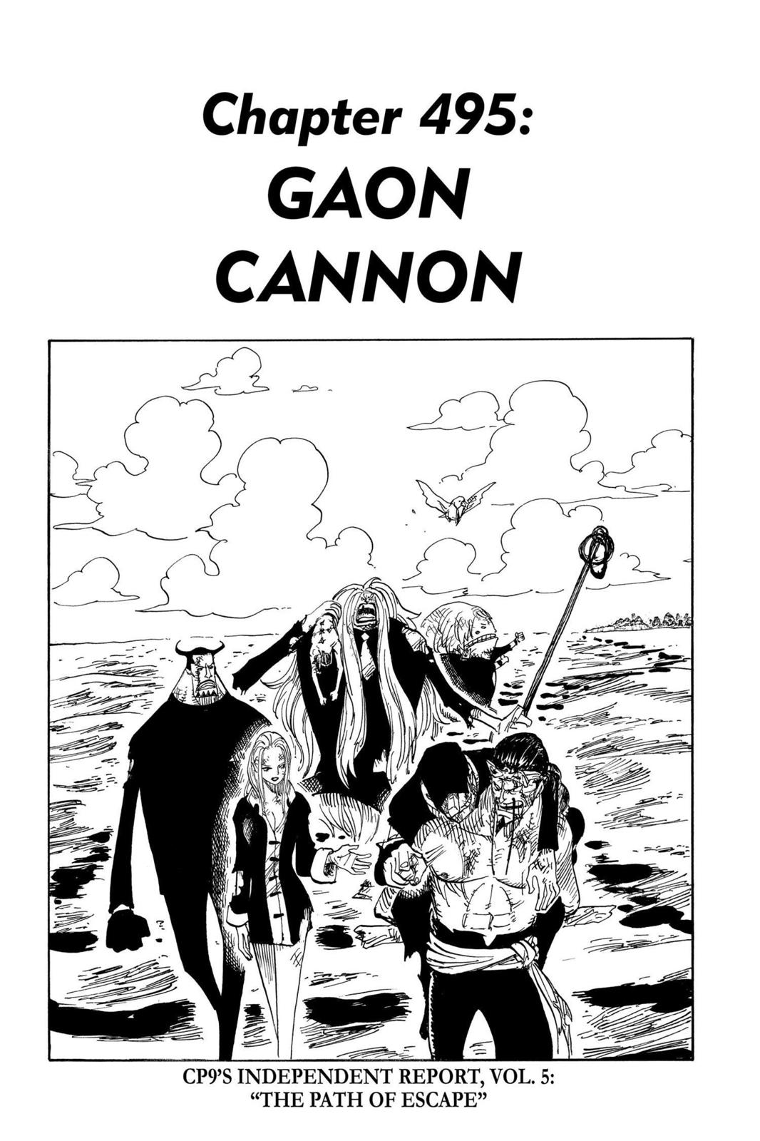 One Piece Manga Manga Chapter - 495 - image 1