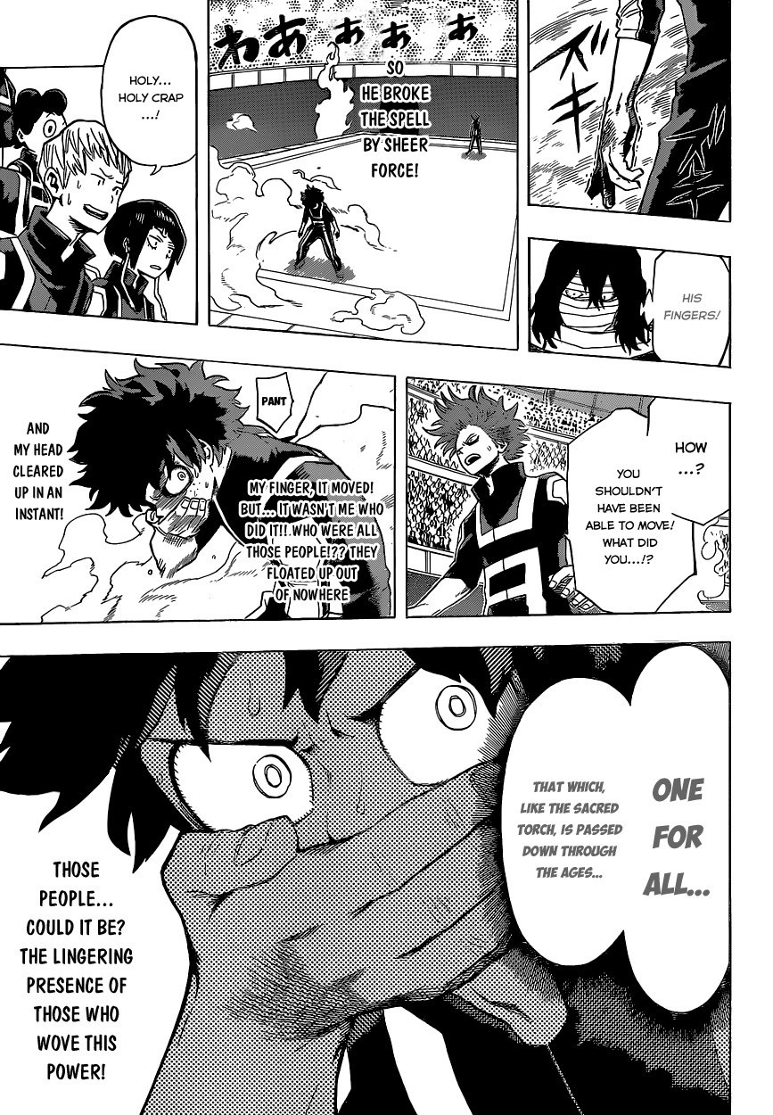 My Hero Academia Manga Manga Chapter - 33 - image 15