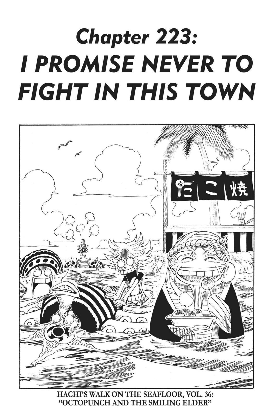 One Piece Manga Manga Chapter - 223 - image 1