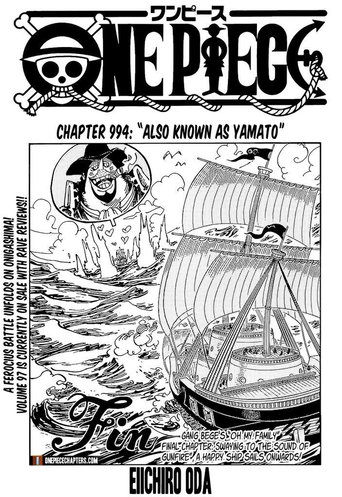 One Piece Manga Manga Chapter - 994 - image 1