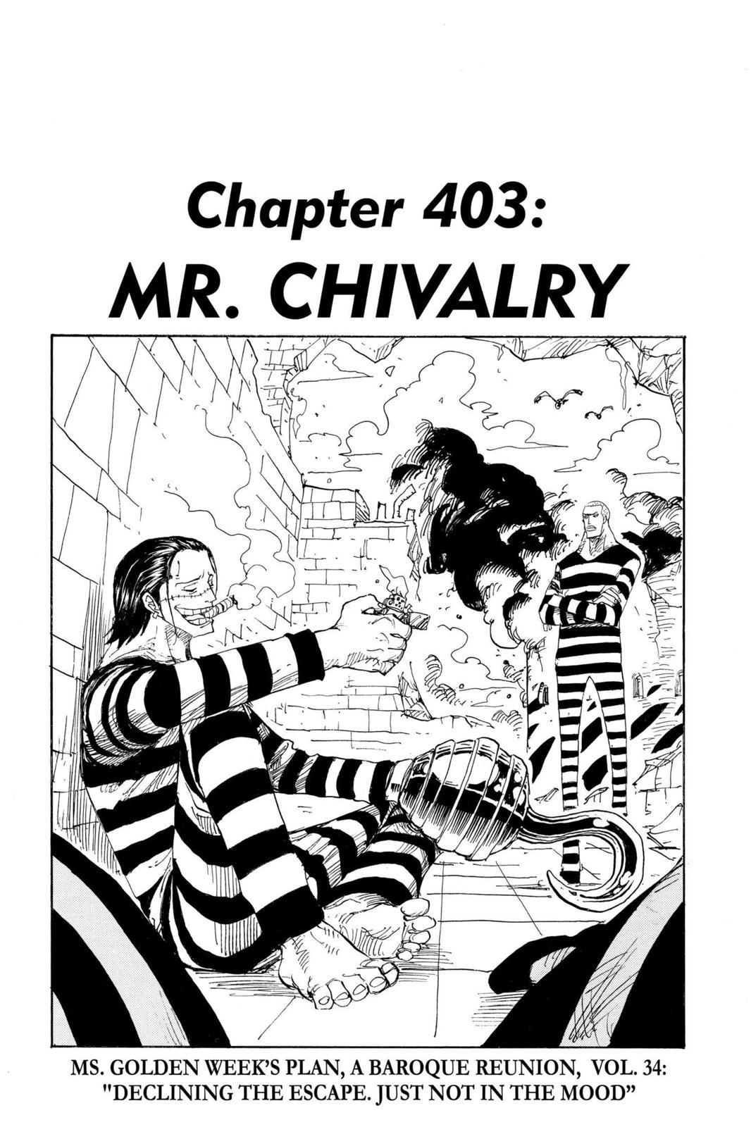 One Piece Manga Manga Chapter - 403 - image 1